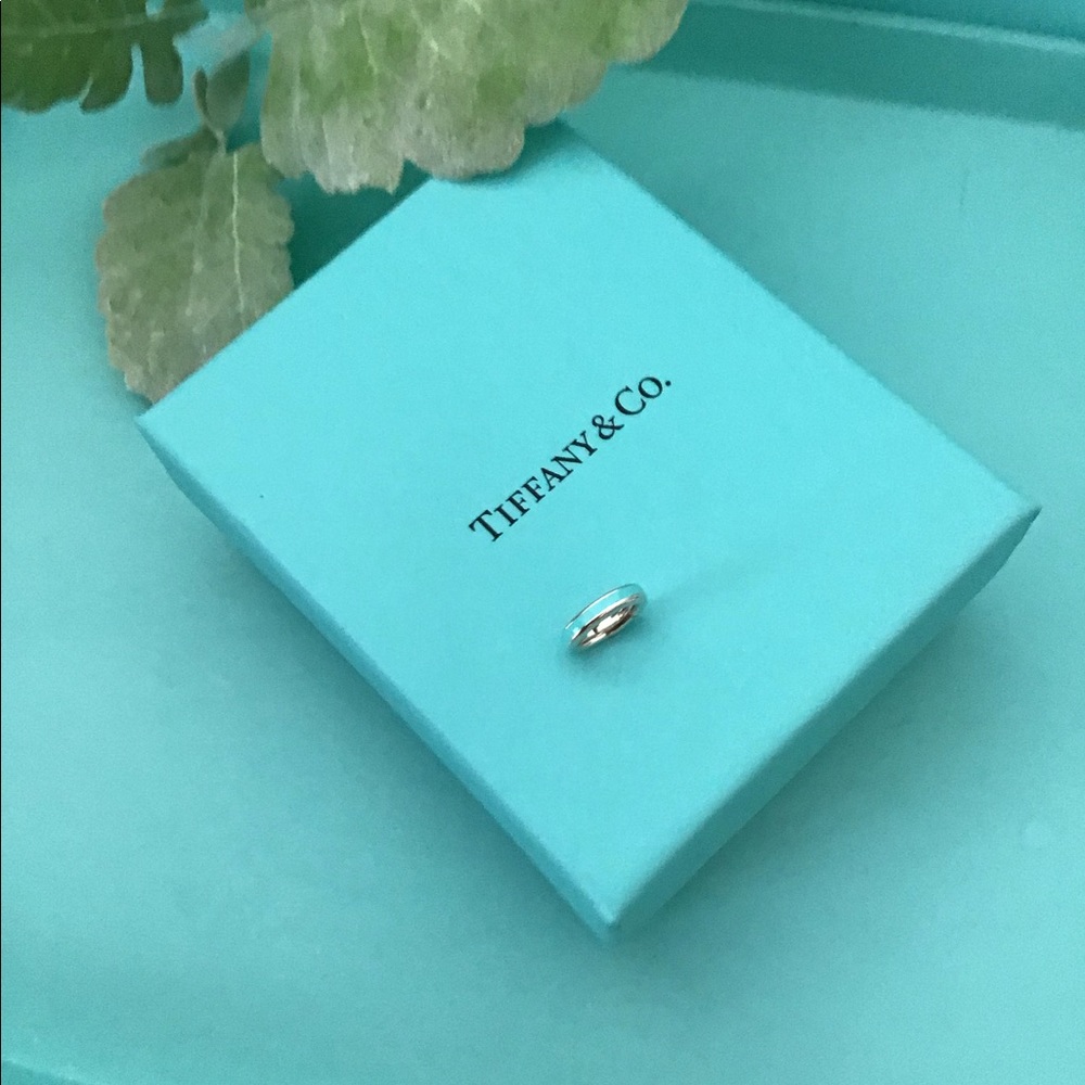 Tiffany blue enamel clasping link‎